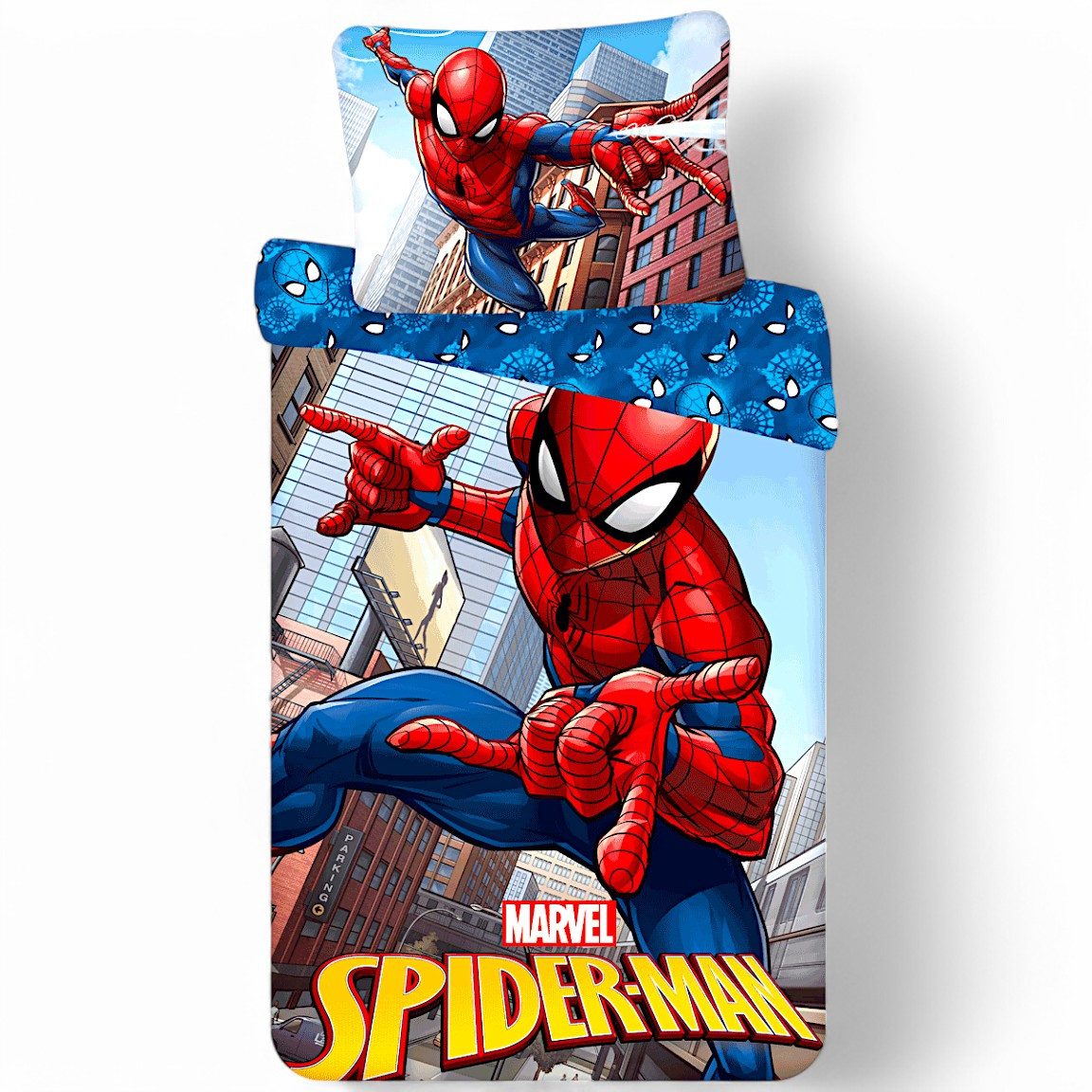 Spiderman Bettwäsche MARVEL, Baumwolle, 2 teilig, günstig online kaufen
