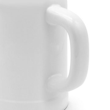 Mr. & Mrs. Panda Bierkrug Kaffee Tasse - Weiß - Geschenk, Genuss, Krug, Liebe, Gute Laune, Glüc, Steinzeug, Einzigartige Motive