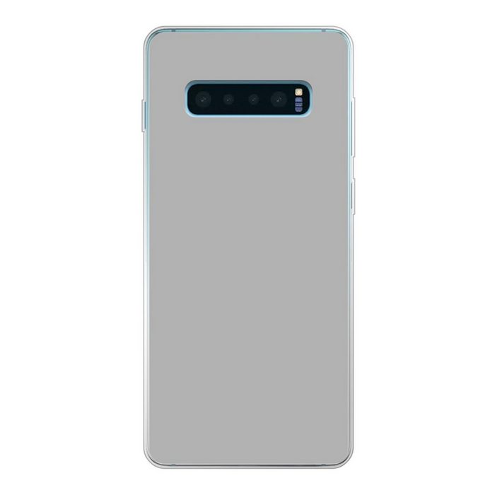 MuchoWow Handyhülle Grau - Herbst - Interieur Phone Case Handyhülle Samsung Galaxy S10+ Silikon Schutzhülle