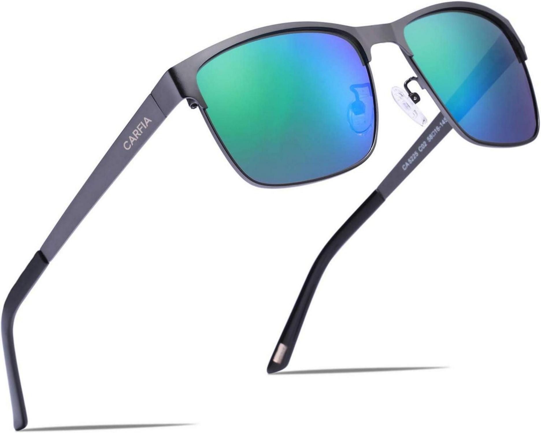 Pilotenbrille Polarisierte Herren Sonnenbrille Metallrahmen UV 400 Fahrerbrille