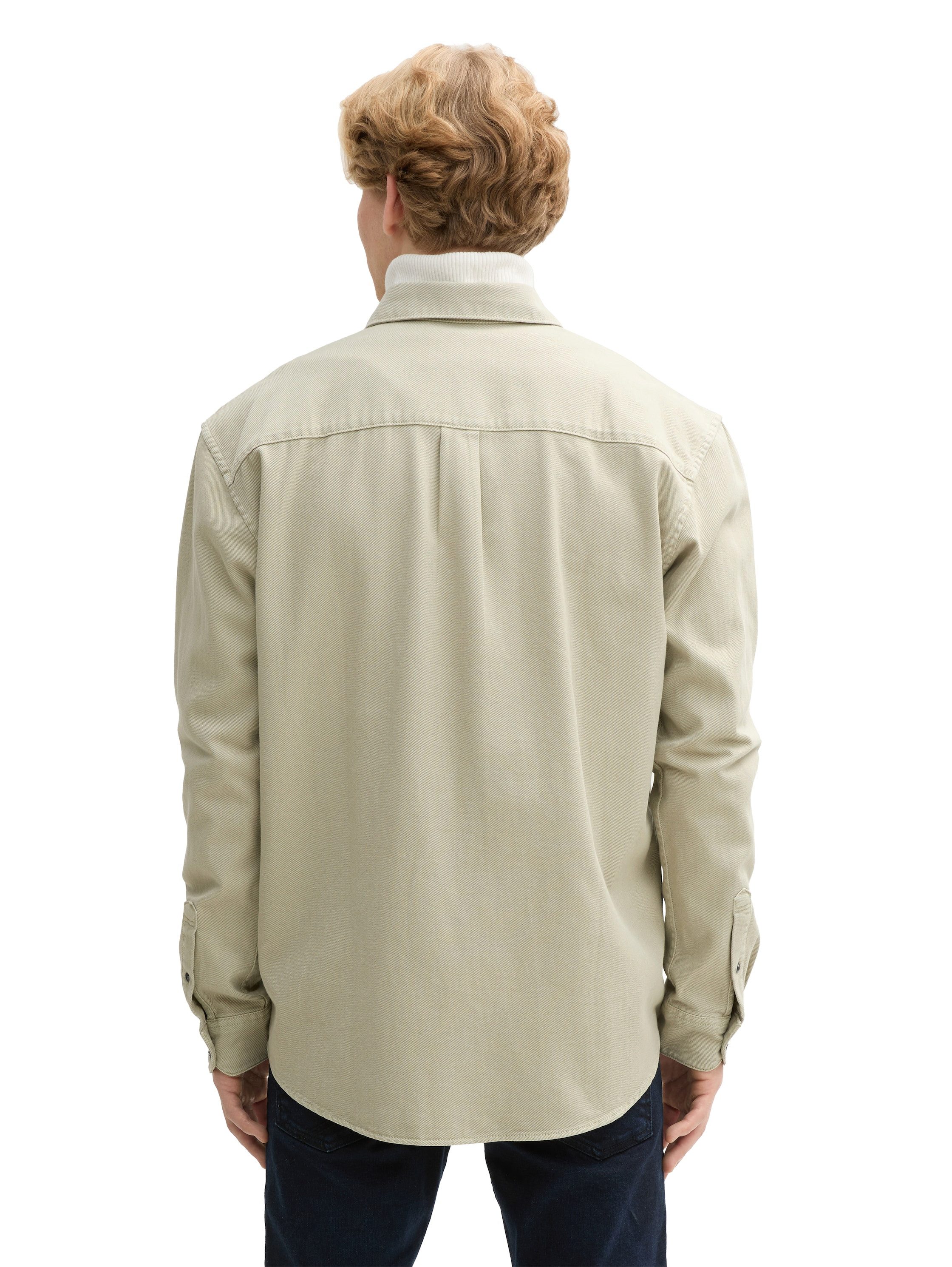TOM TAILOR Denim Langarmhemd mit Brusttasche, günstig online kaufen