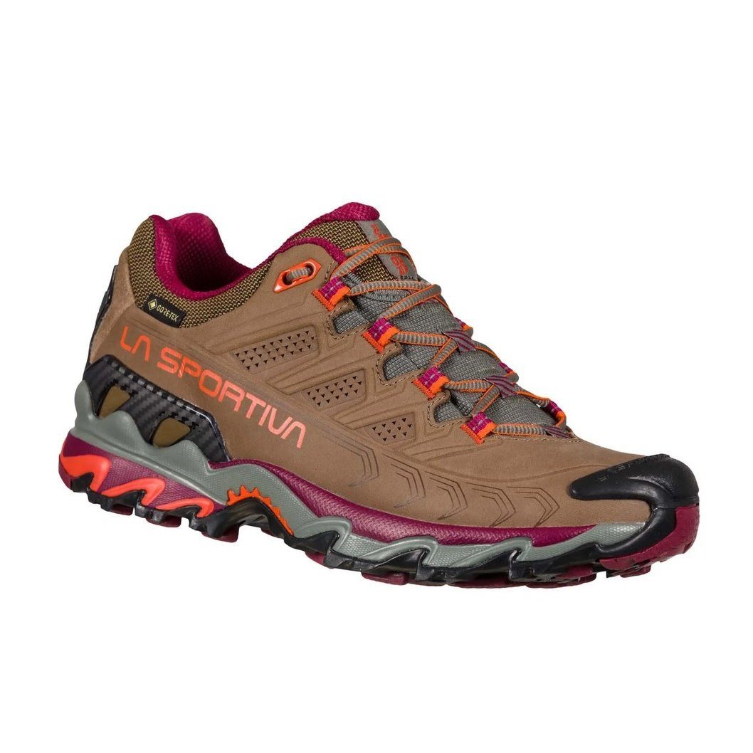 La Sportiva Ultra Raptor II Leather GTX (Nubukleder, wasserdicht) braun/plum Damen Wanderschuh