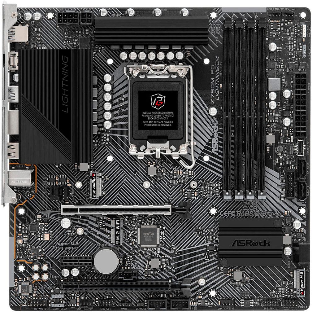 Asrock Z790M PG Lightning/D4 Mainboard