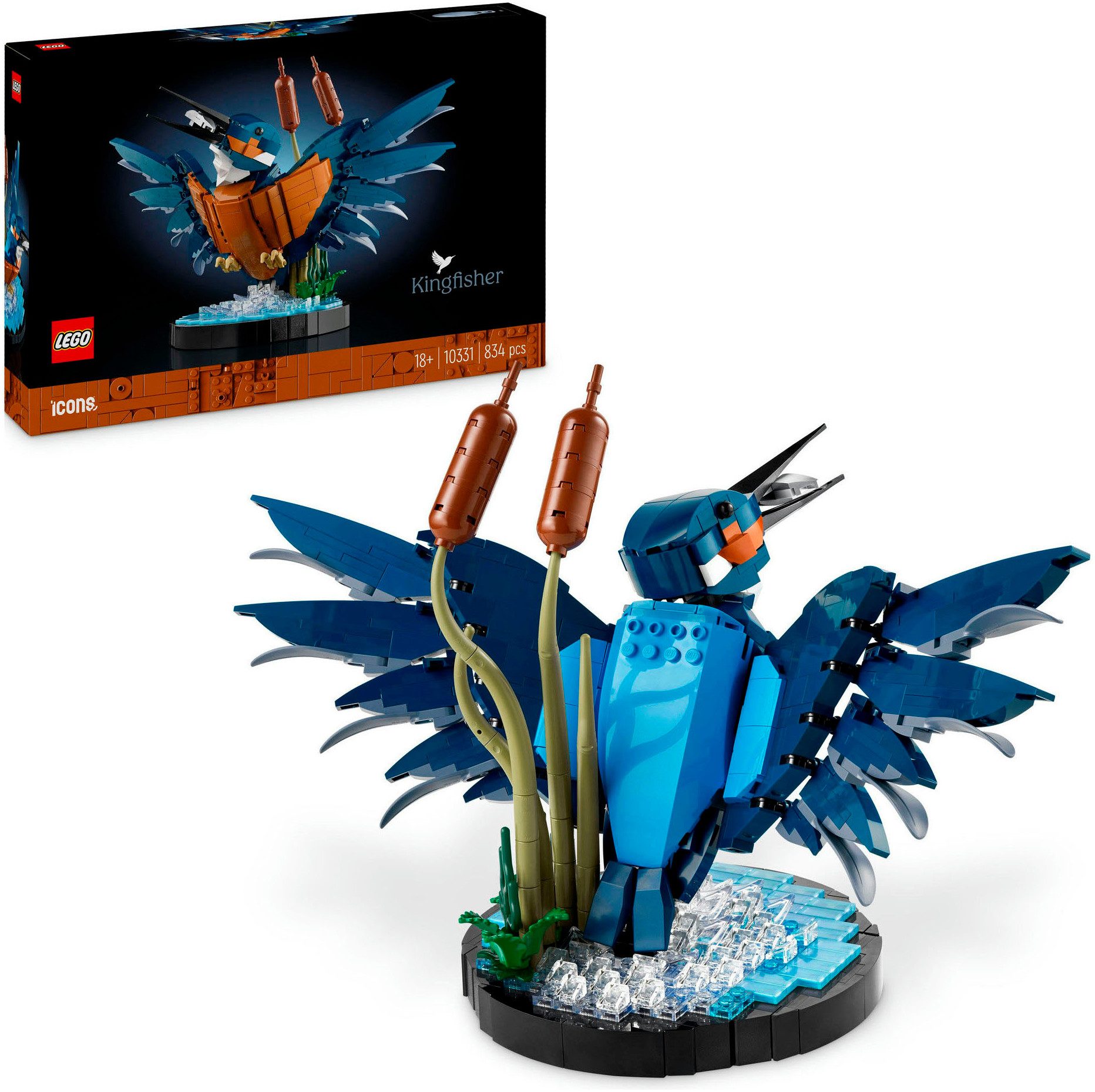 LEGO® Eisvogel (10331), LEGO Icons Konstruktionsspielsteine, (834 St), Made günstig online kaufen
