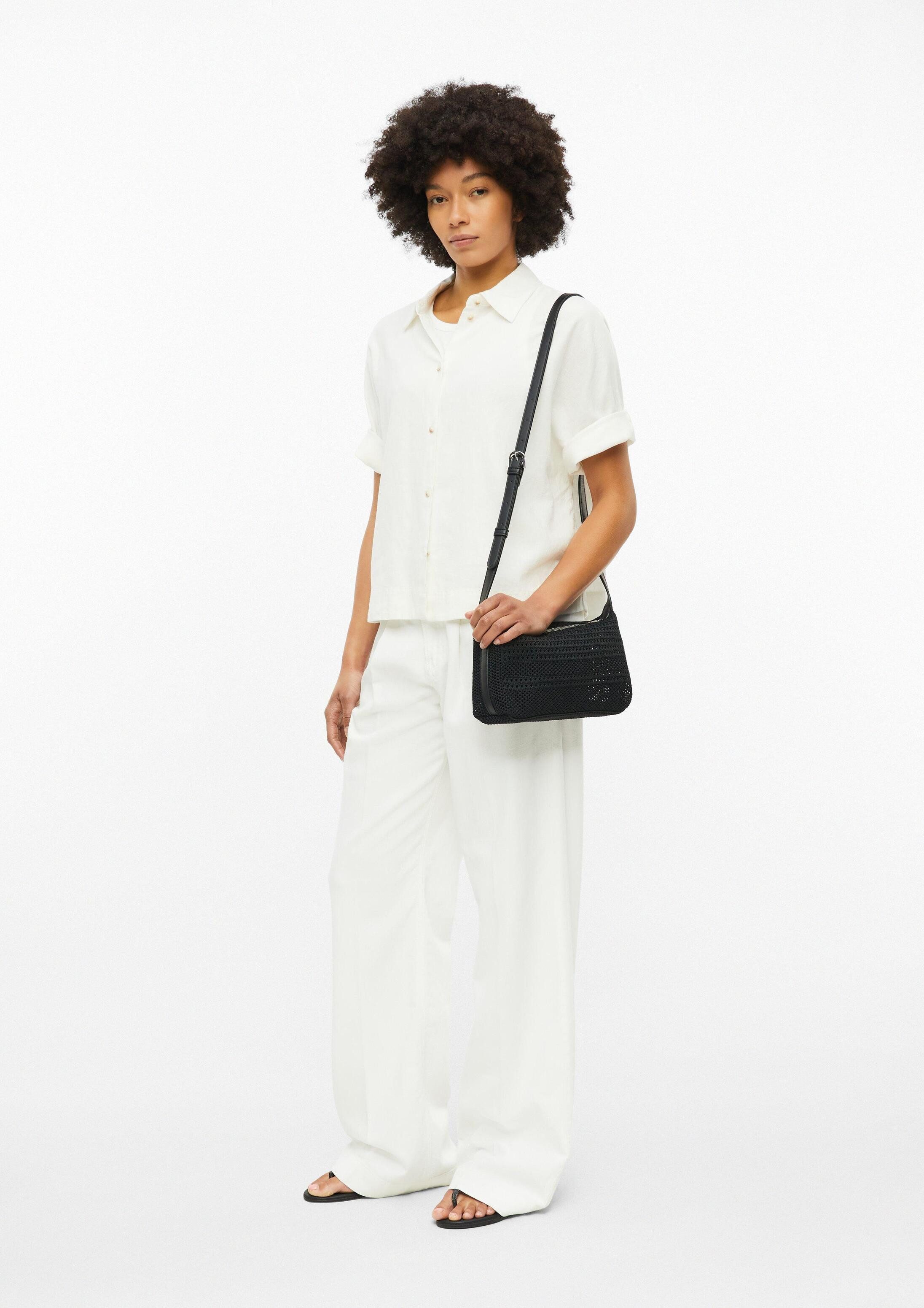 s.Oliver Umhängetasche Tasche, Shoulder-Bag aus Ajourstrick mit verstellbarem Schultergurt