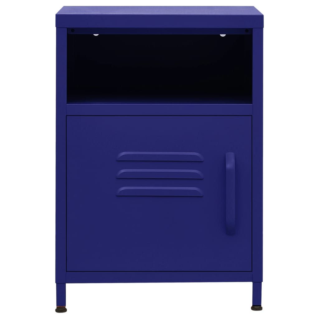 vidaXL Nachttisch Nachttisch Marineblau 35x35x51 cm günstig online kaufen