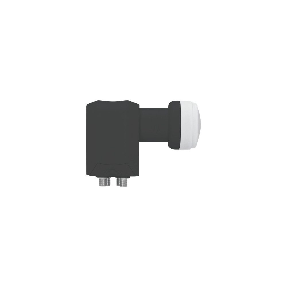 Technisat Quattro-LNB Schwarz für Satellitenempfang. Universal-Quattro-LNB