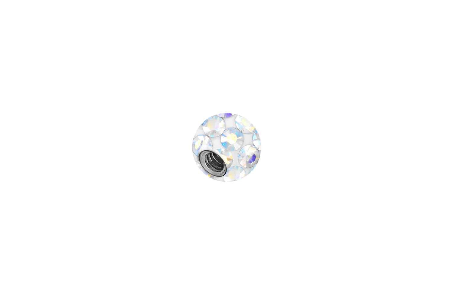 PIERCINGLINE Piercing-Set Chirurgenstahl Schraubkugel EPOXY (Schraub-Aufsät günstig online kaufen