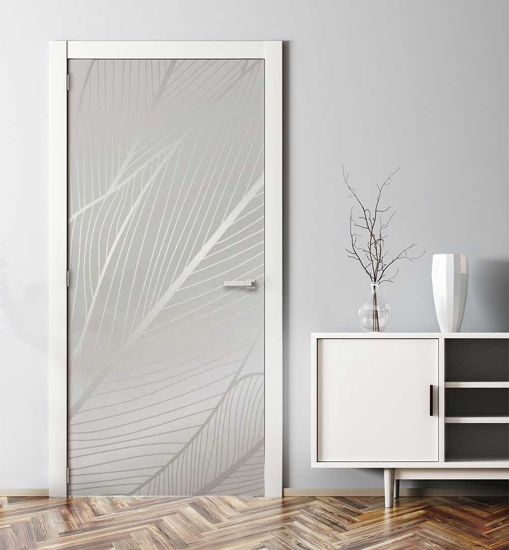 MyMaxxi Dekorationsfolie Türtapete Türposter Türfolie selbstklebend Blumenmuster Zeichnung groß, (Klebefolie Tür aufgerollt)