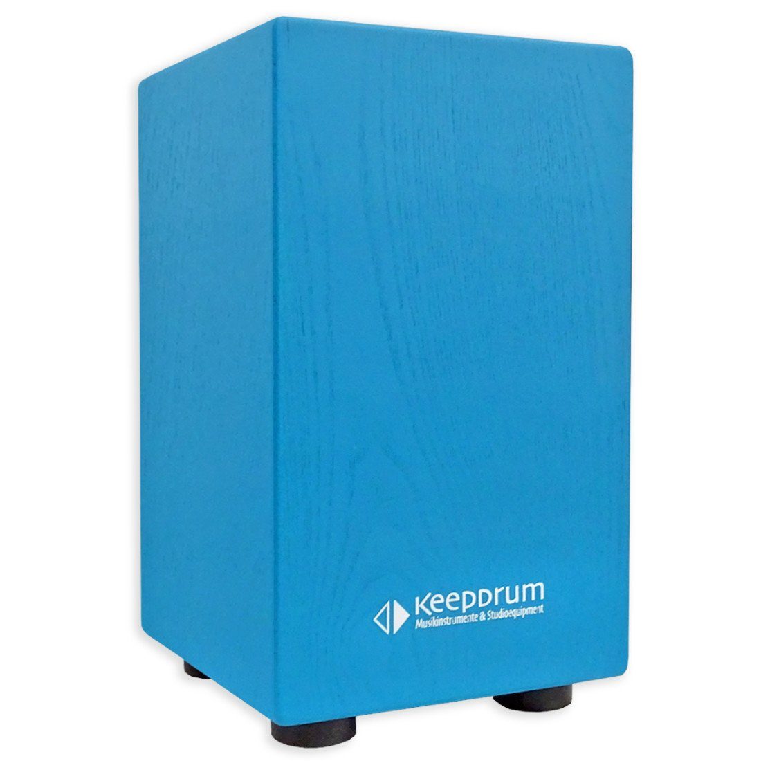 keepdrum Cajon keepdrum DC1M BL Junior Cajon Blau mit Sitzpad Pink