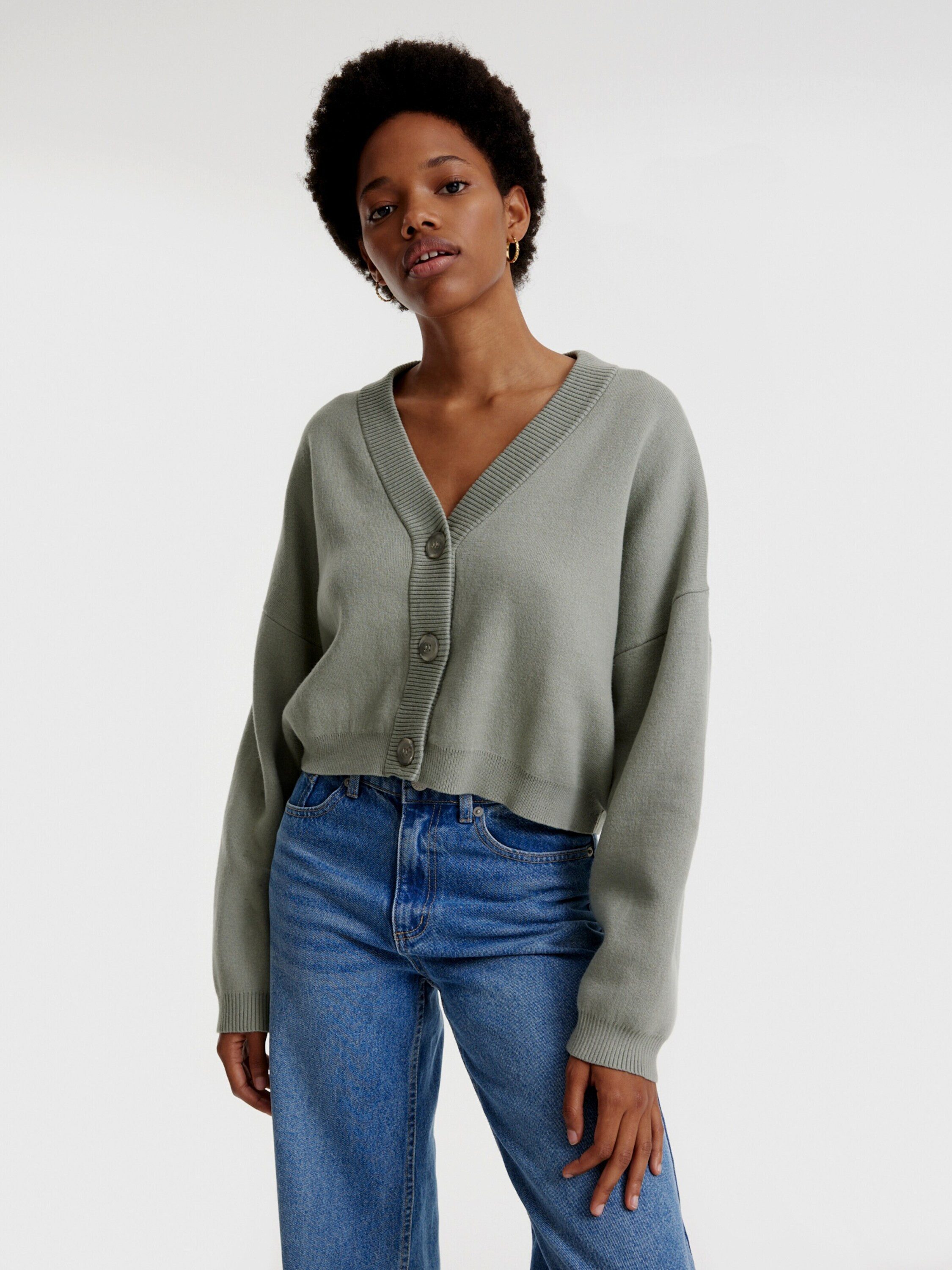 EDITED Strickjacke Etta (1-tlg) Plain/ohne Details