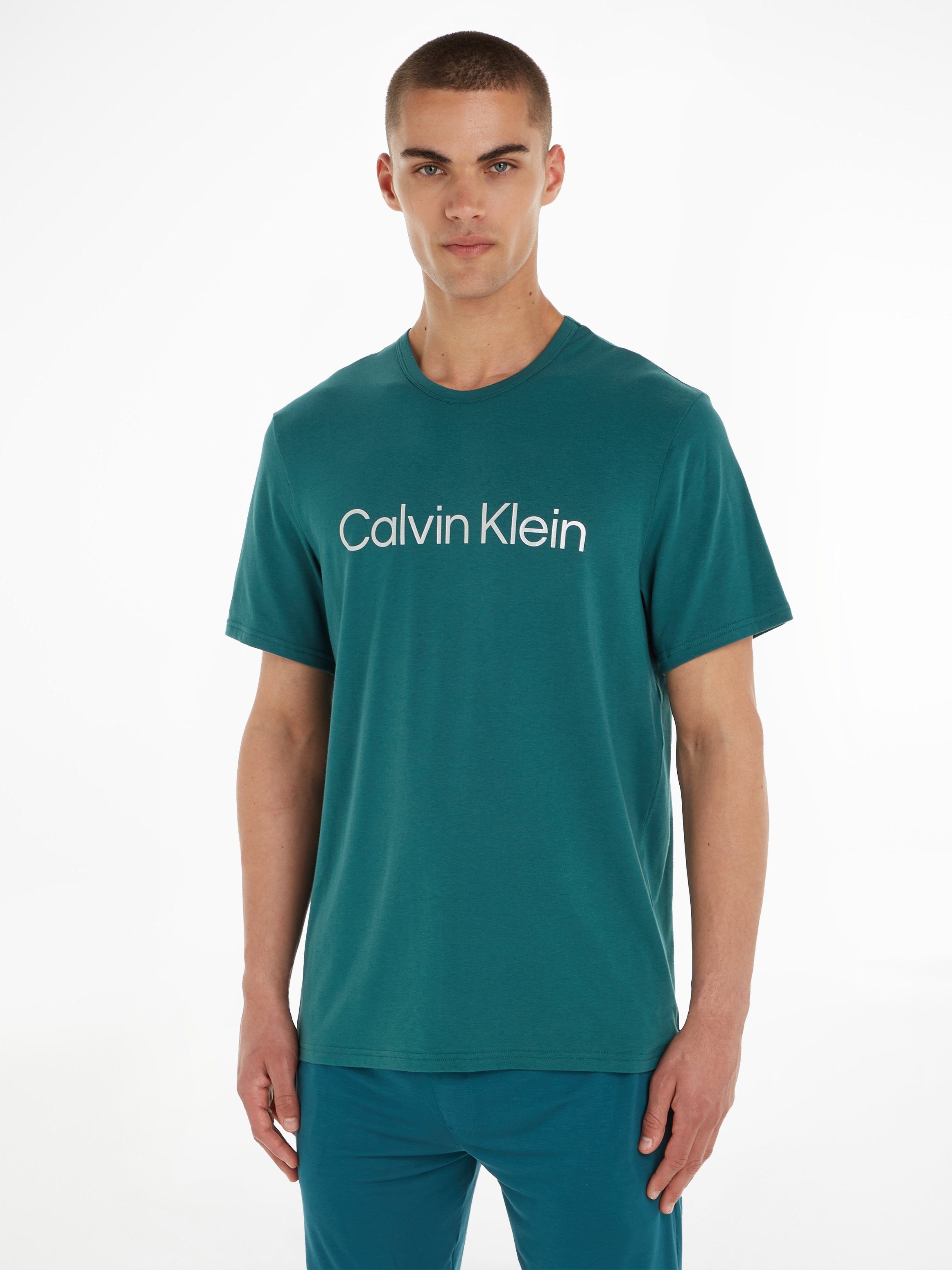 Underwear Logoschriftzug mit T-Shirt S/S Calvin Klein NECK CREW