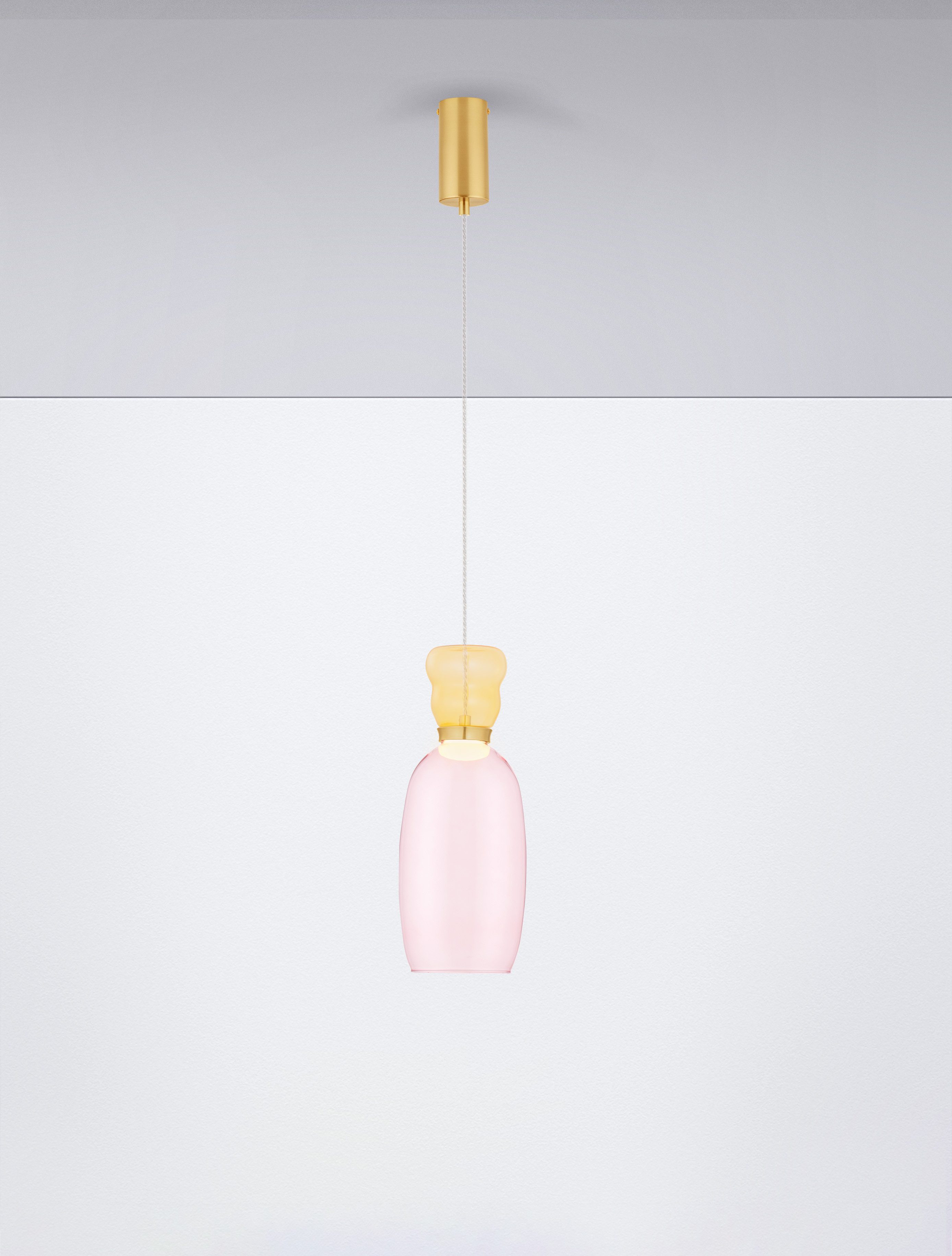 Nova Luce Pendelleuchte PLUMA, LED fest integriert, Warmweiß