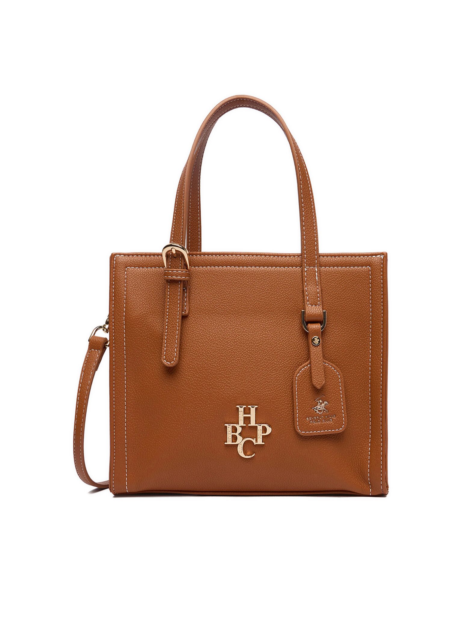 BEVERLY HILLS POLO CLUB Handtasche Beverly Hills Polo Club Damenhandtasche Braun BEVERLY HILLS POLO CLUB-