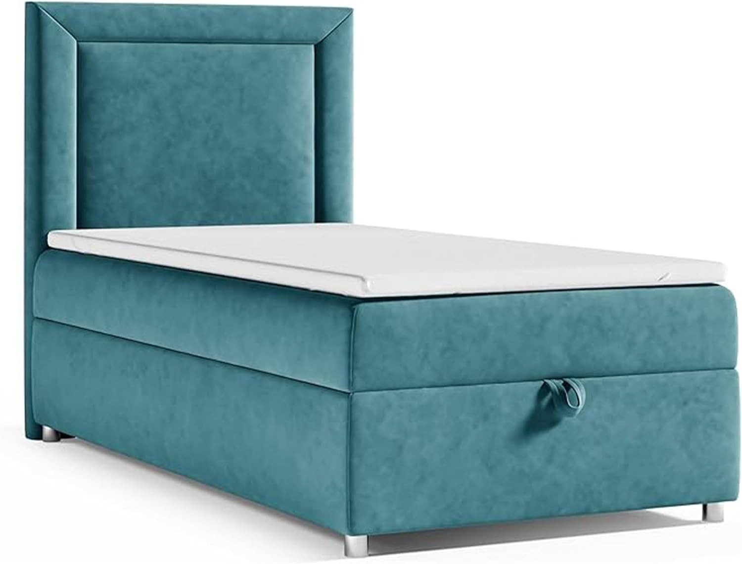 Best for Home Boxspringbett Einzelbett Trinity K-3 Single mit Bettkasten, Bonellmatratze & Topper (Einzelbett; Polsterbett mit Kopfteil; Jugendbett; Kinderbett, 4-St., 70x200 80x200 90x200 100x200 cm), Lieferung,Wohnung und Aufbauservice, TOP Preis-Leistungs-Verhältnis