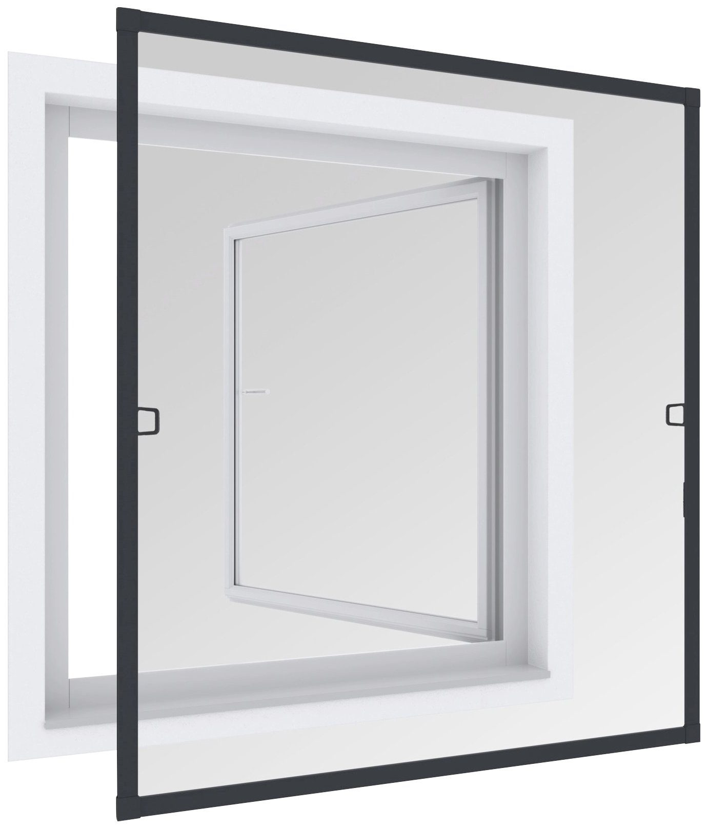 Windhager Insektenschutz-Fensterrahmen »Spannrahmen PLUS«, BxH: 100x120 cm