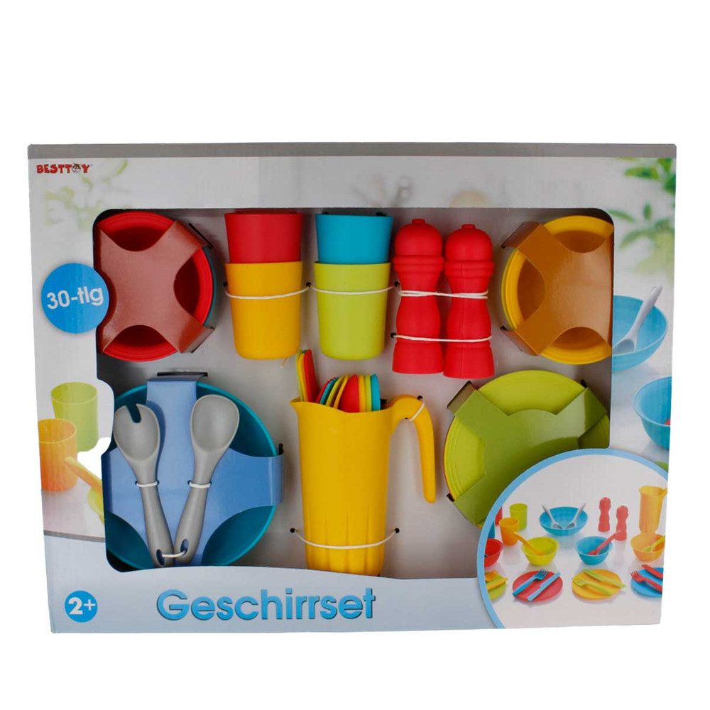Besttoy Spielküche Besttoy - Geschirrset - 30-teilig Kunststoff