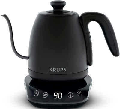 Krups Елктрочайники BW9238 Café Control Gooseneck, 1 l, 1200 W, Schwanenhals-Auslauf, 1 L, digitale Anzeige, 8 Einstellungen