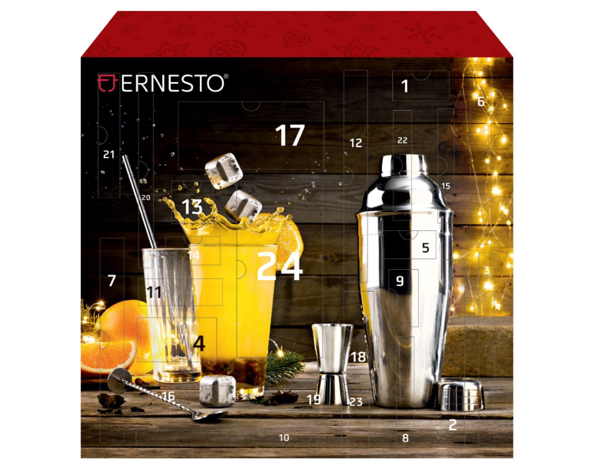 Ernesto Adventskalender Cocktailzubehör 42-tlg.