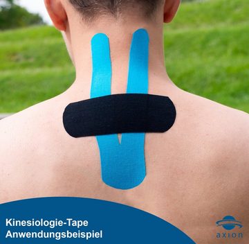 Axion Kinesiologie-Tape Kinesio-Tape - Wasserfestes Tape in grün je 500 x 5 cm, Physiotape (Set, 2-St) Sporttape Bandage, unterstützt Ihre Physiotherapie