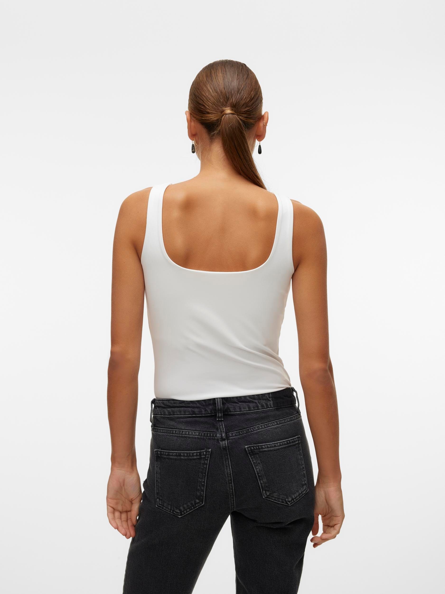 Vero Moda Shirttop VMMILLION SL SQUARE TOP 2-WAY JRS NOOS Materialmix, regu günstig online kaufen