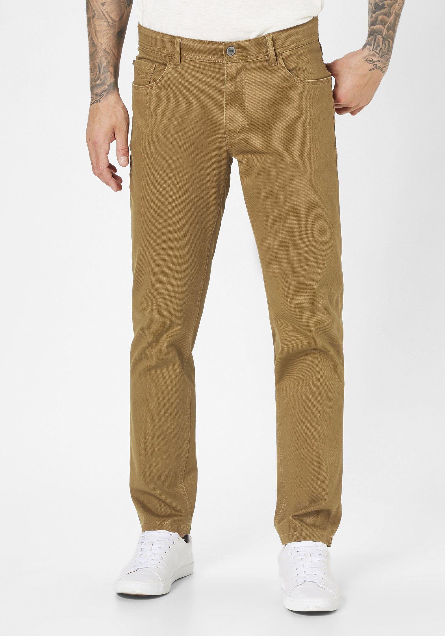 Redpoint Stoffhose »Milton« Relax Uni Stretch 5-Pocket Hose mit elastischem  Bund
