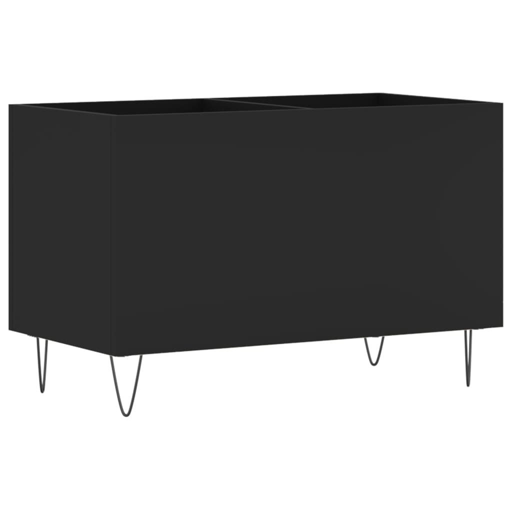vidaXL Lowboard Plattenschrank Schwarz 74,5x38x48 cm Holzwerkstoff (1 St)