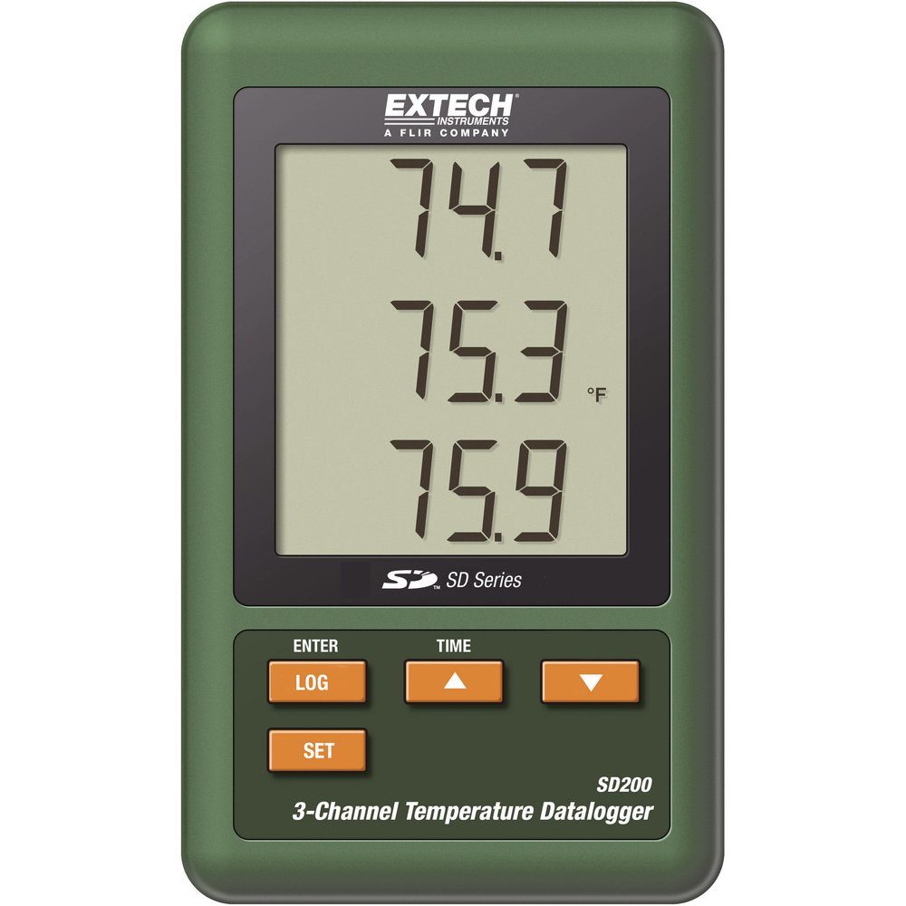 Klimamesser Temperatur-Datenlogger Extech SD200 Messgröße Temperatur -100 bis 1300