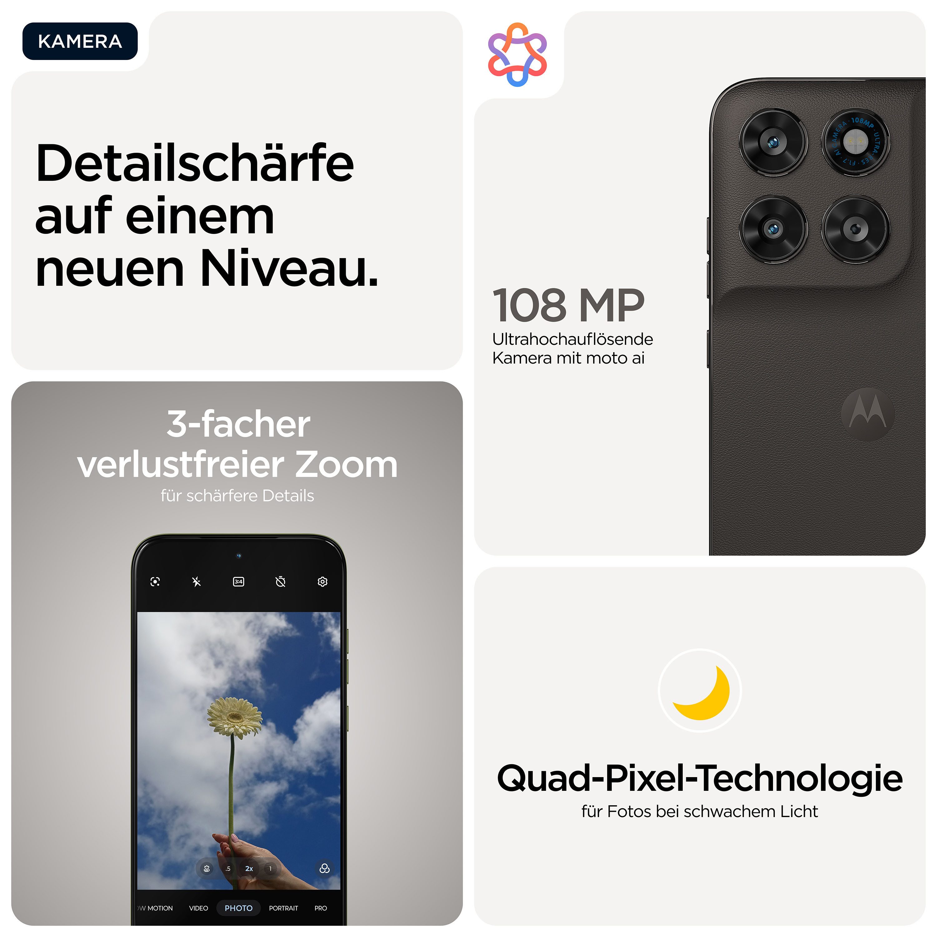 Motorola moto g77 256GB Smartphone (17,22 cm/6,78 Zoll, 256 GB Speicherplatz, 108 MP Kamera)