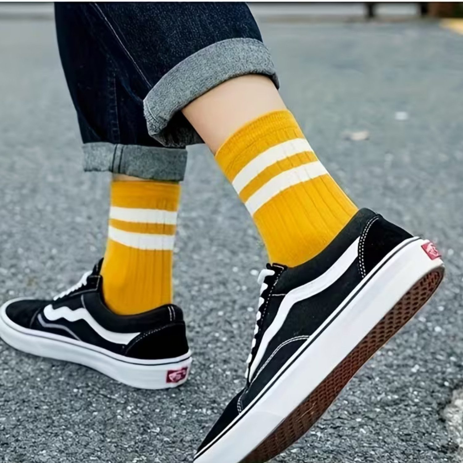 XCOAST Freizeitsocken Mid-Cut Socken Damen – 10 Paar Streetwear unisex (10-Paar, Retro Sneaker Socken, Sportliche Socken Damen) Sneaker Socken Vans Style, Streetwear Socken, Skater Socken Damen