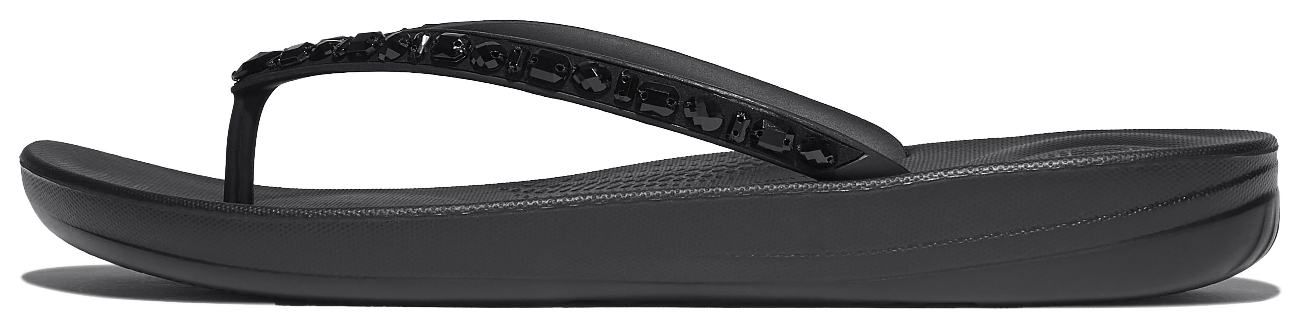 Fitflop iQUSHION MULTI-CRYSTAL Zehentrenner, Sandale, Flats, Pool Slides mi günstig online kaufen