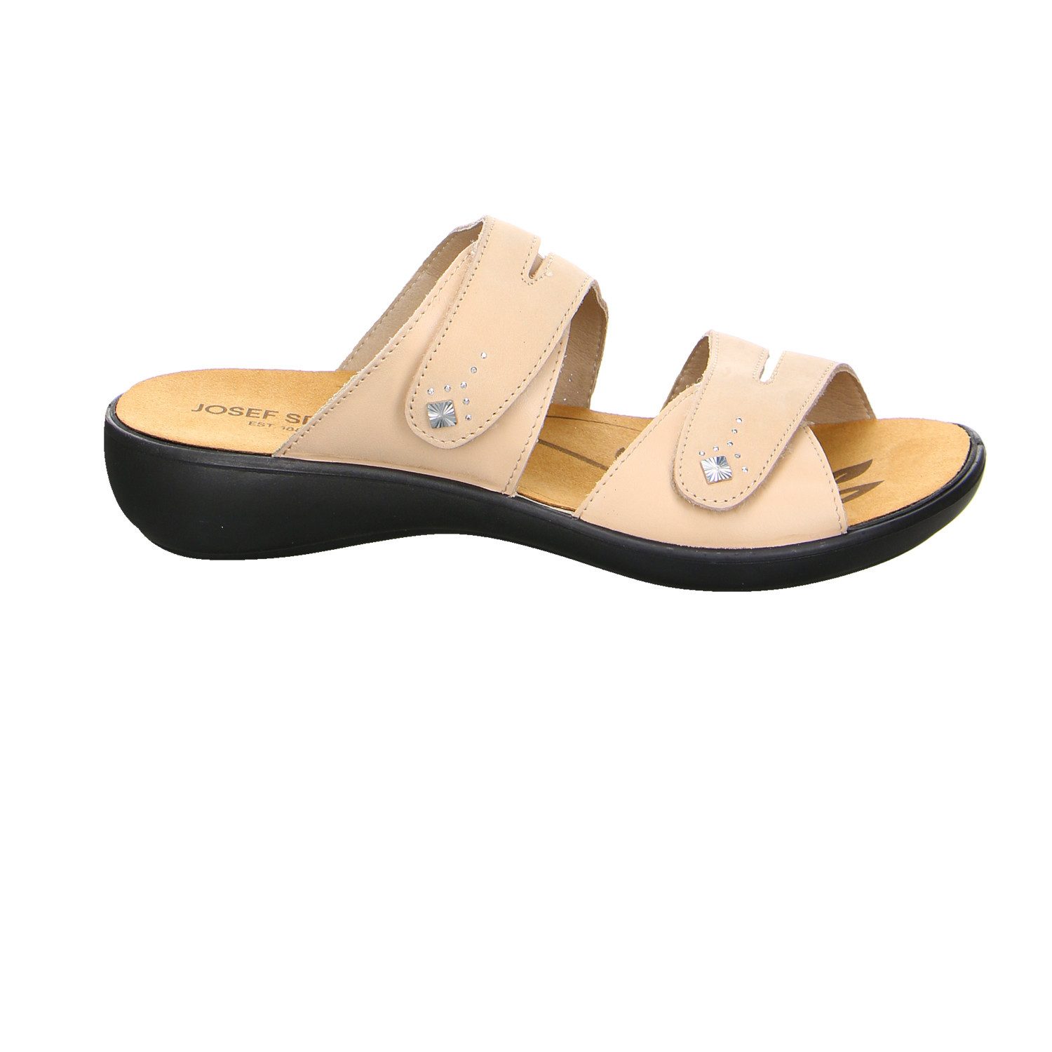 Josef Seibel Seibel Ibiza 09 Nubuk Pantoletten beige Zehentrenner