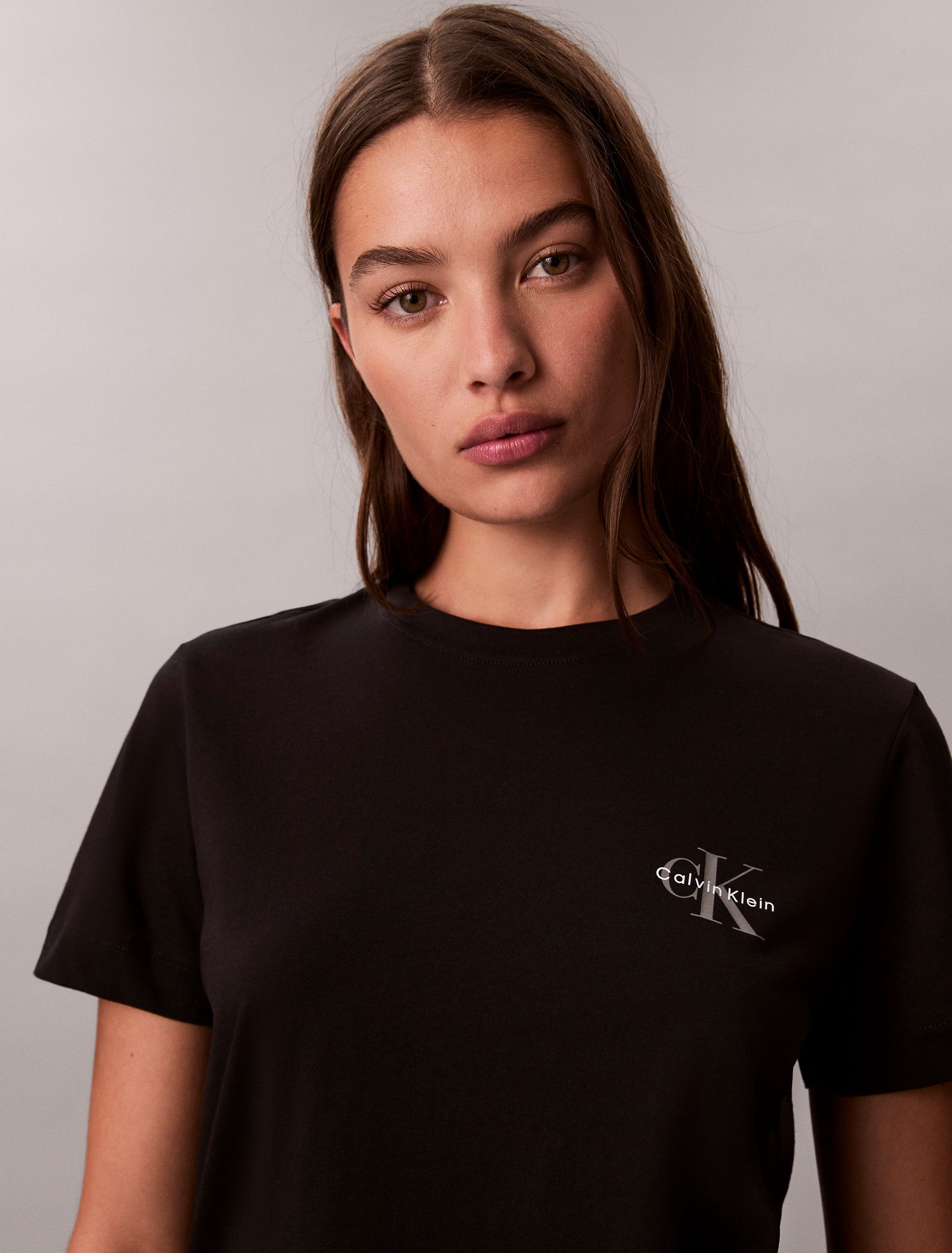 Calvin Klein Jeans T-Shirt A- Logo günstig online kaufen