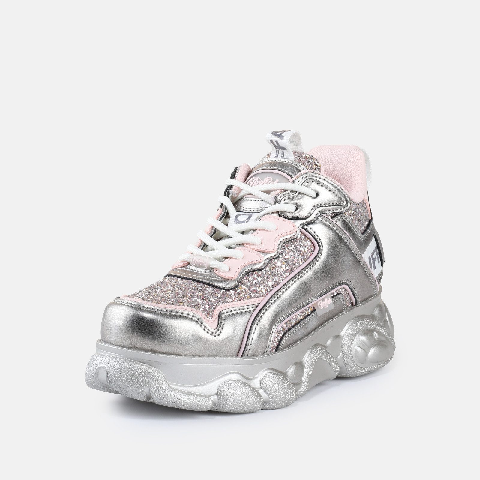 Buffalo CLD CHAI Plateausneaker Chunky Sneaker mit Logoschriftzug und Glitter-Details
