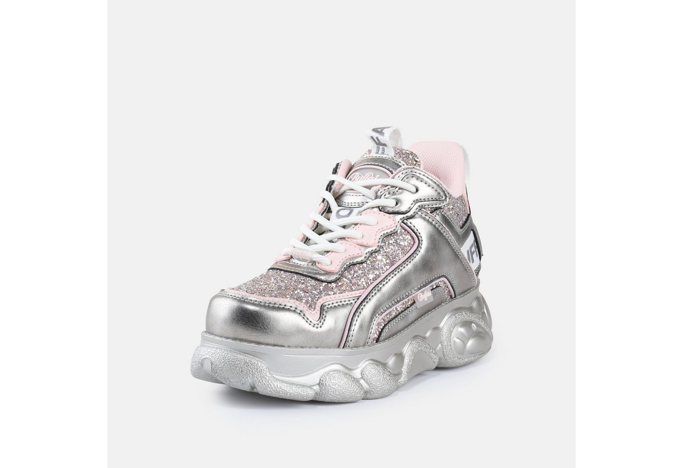 Buffalo CLD CHAI Plateausneaker Chunky Sneaker mit Logoschriftzug und Glitter-Details