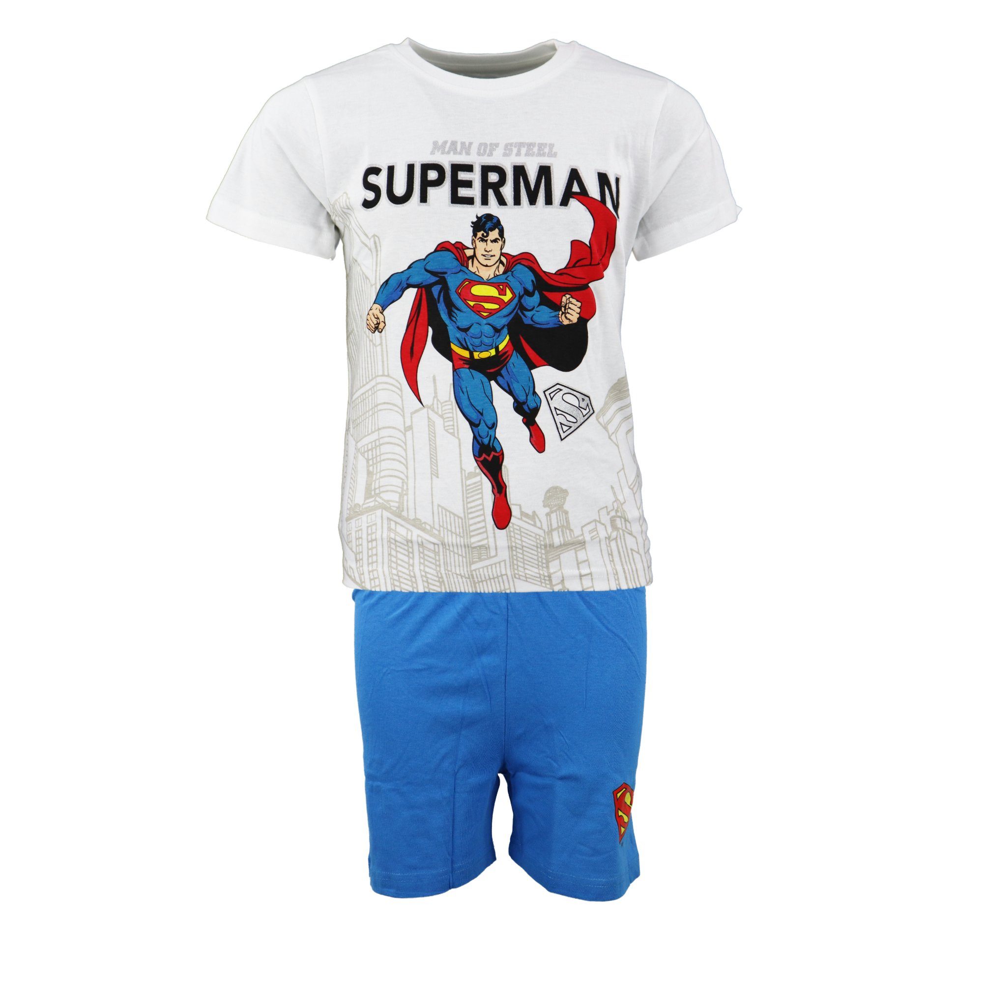 Pyjama DC Comics Superman Kinder kurzarm Pyjama