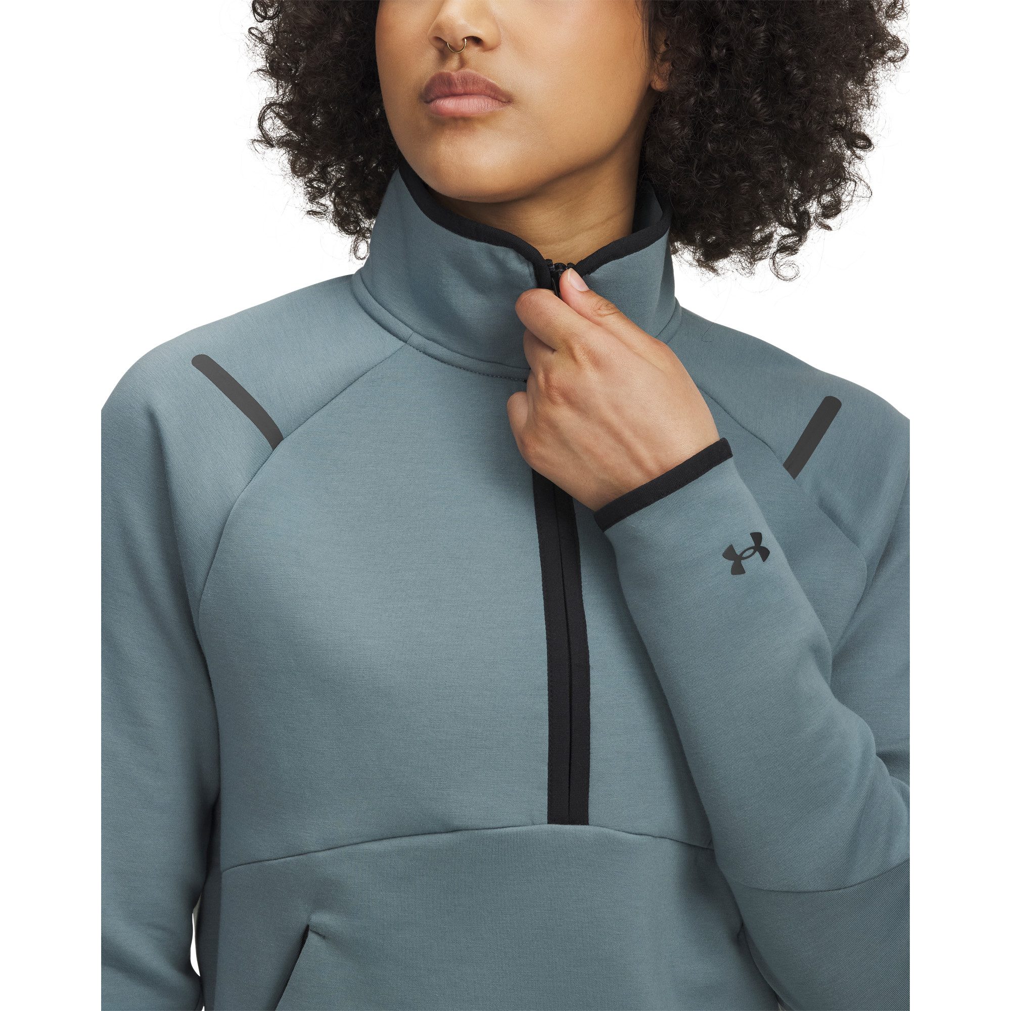 Under Armour® Langarmshirt Under Armour Damen Shirt UA Unstoppable Fleece 1/2 Zip 6003671