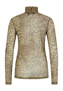 MARC AUREL Langarmshirt mit Leo-Print