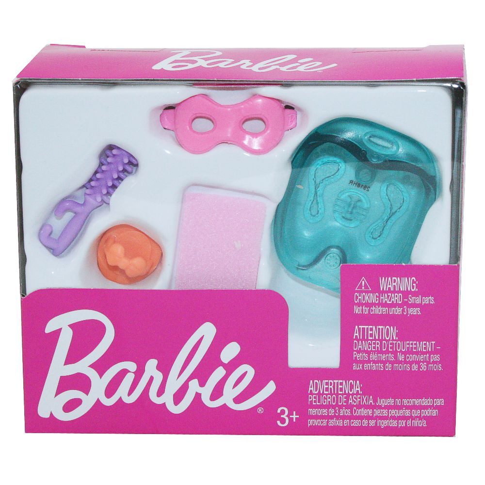 Barbie Puppenhausmöbel Barbie Wellness Set Zubehör Badezimmer Mattel Wohnaccessoires Set