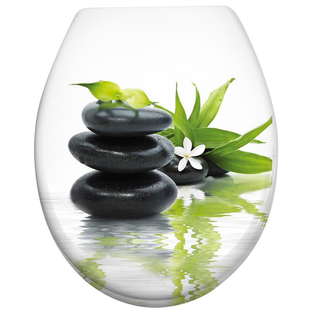 FIVMEN WC-Sitz Toilettendeckel Absenkautomatik Klobrille mit Softclose Toil günstig online kaufen