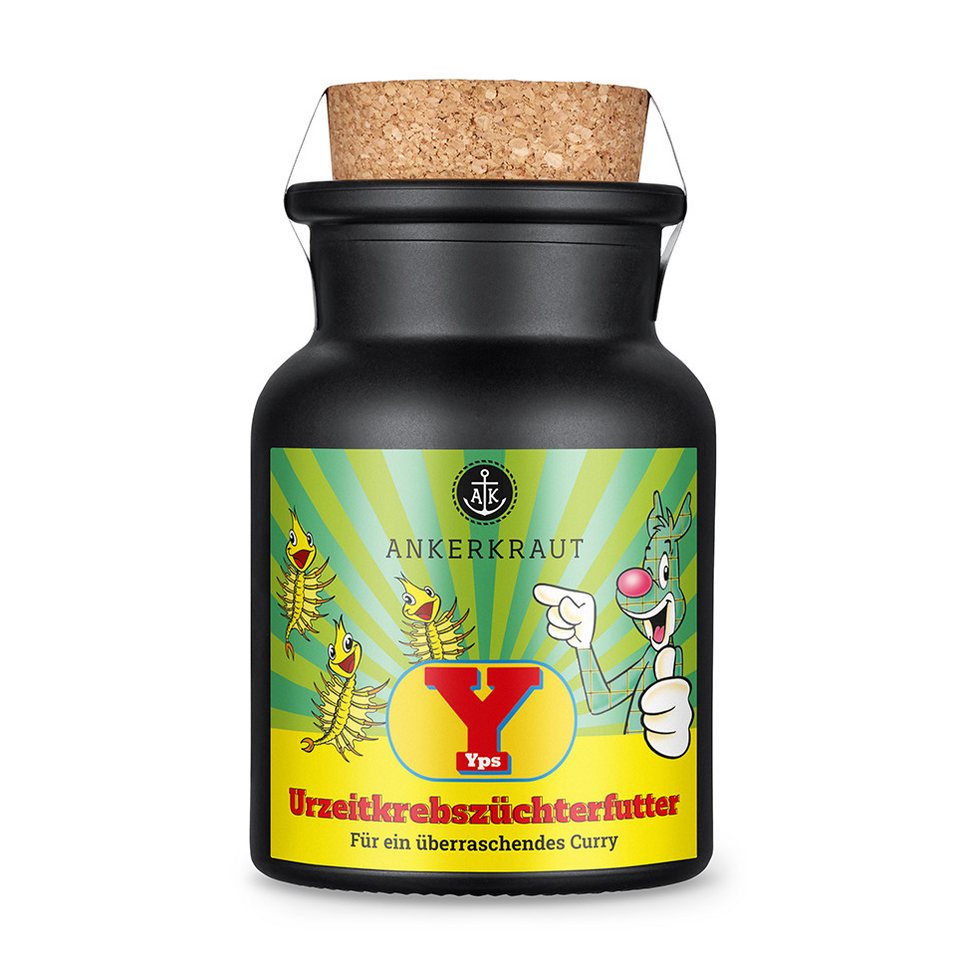 Ankerkraut Gewürz Urzeitkrebszüchterfutter (Yps), 80g im Korkenglas, Ankerkraut Gewürzmischung