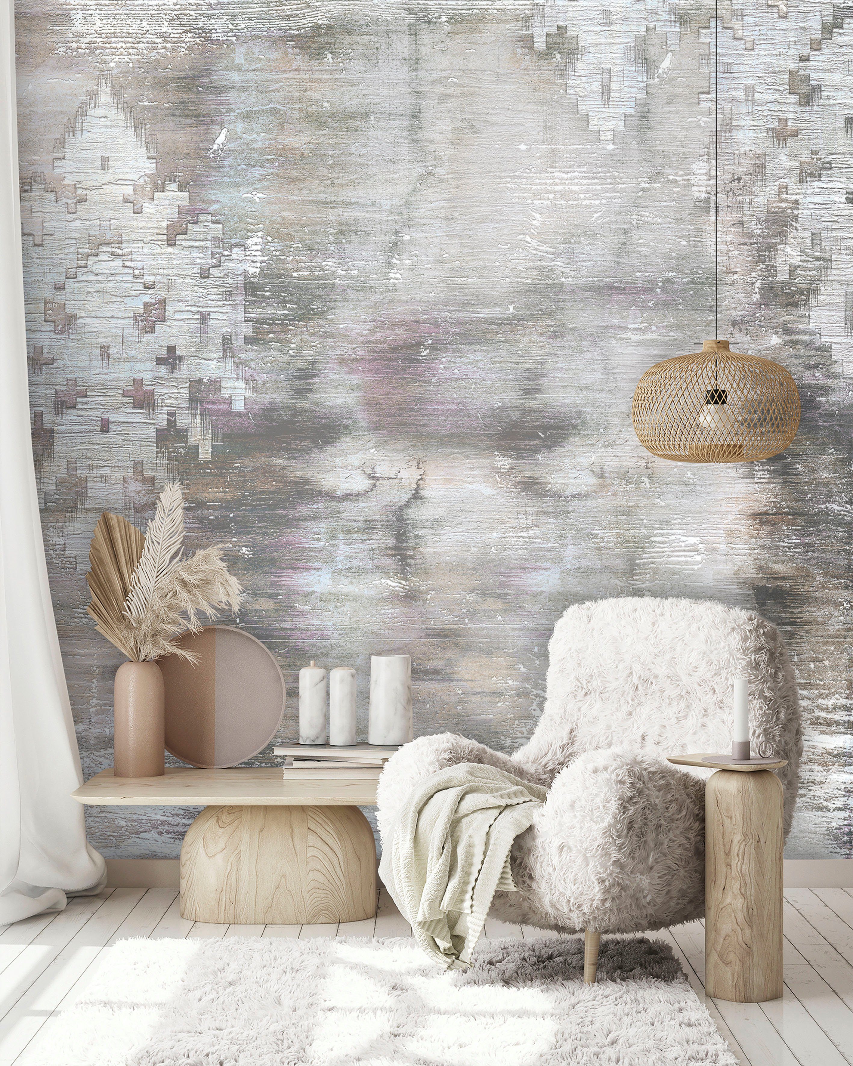 Marburg Fototapete Anushka, glatt, matt, moderne Vliestapete für Wohnzimmer Schlafzimmer Küche weiß | Fototapeten
