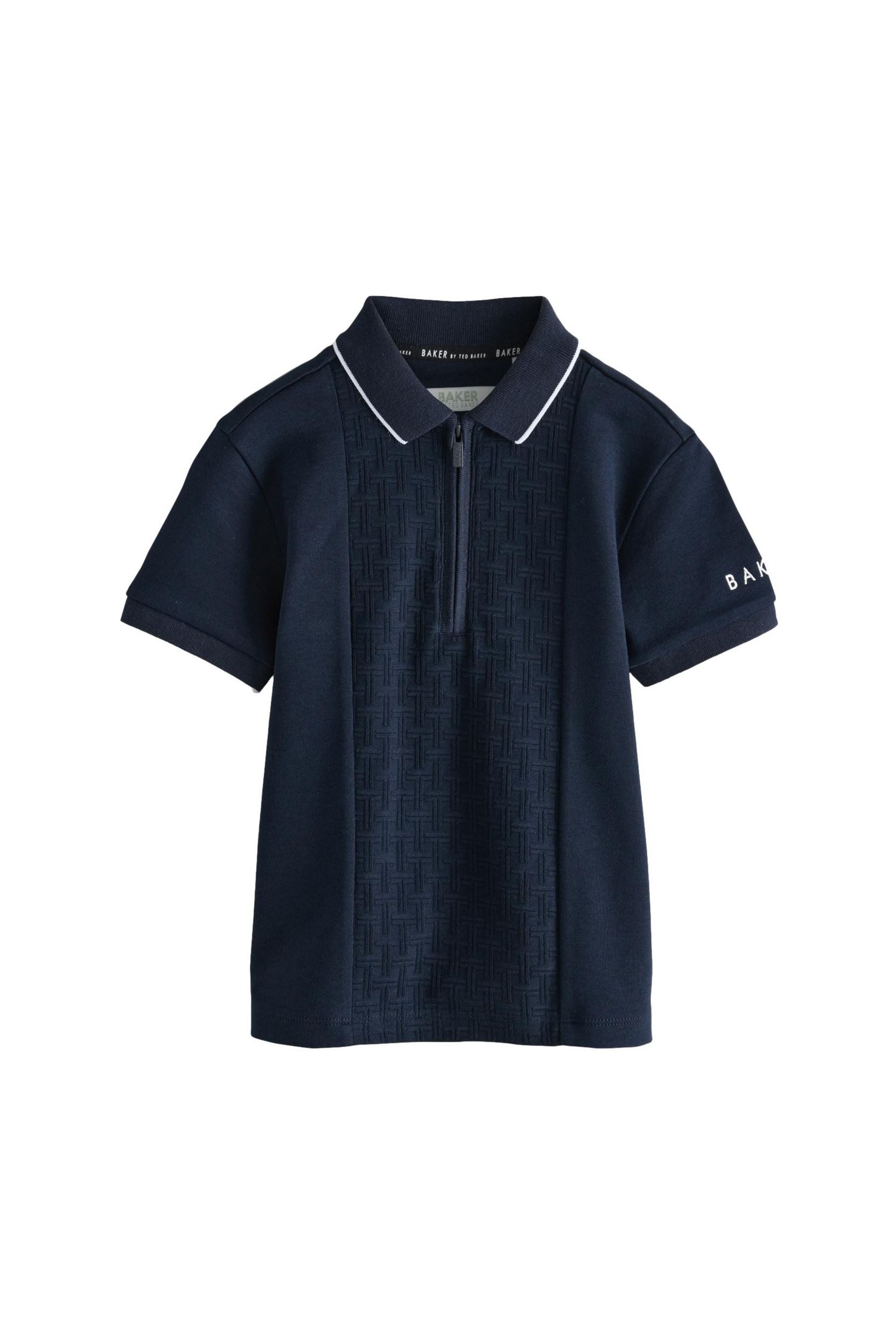Poloshirt Baker By Ted Baker strukturiertes Poloshirt