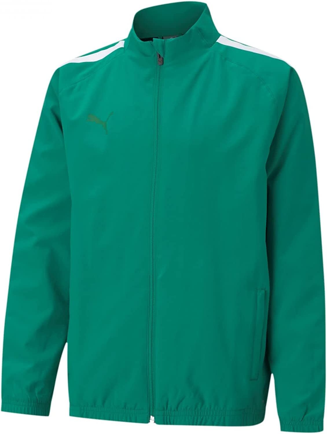 PUMA Trainingsjacke Teamliga Durchgehender Reißverschluss und Stehkragen Gr.152