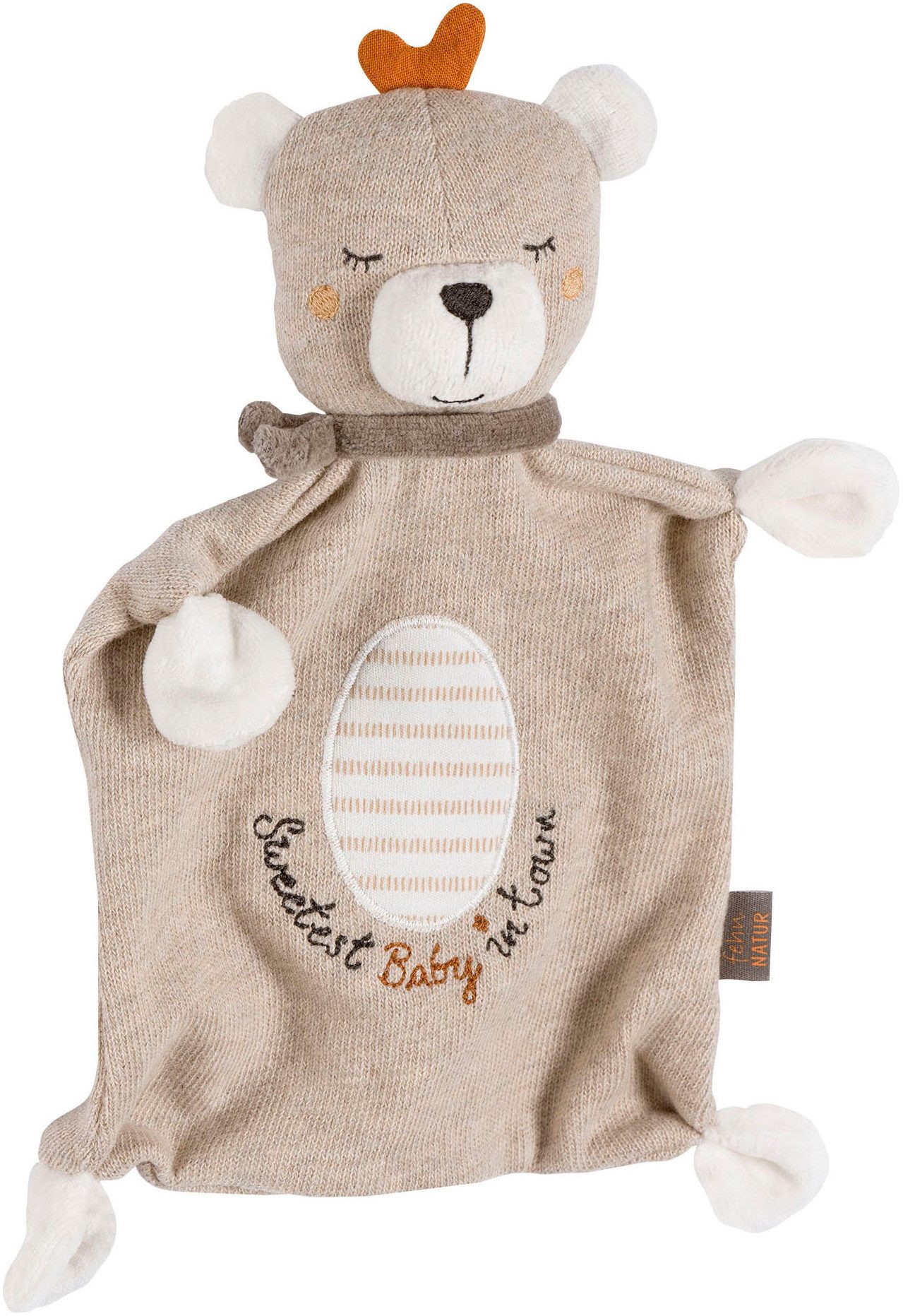 Schmusetuch fehnNATUR, Teddy "Baby"