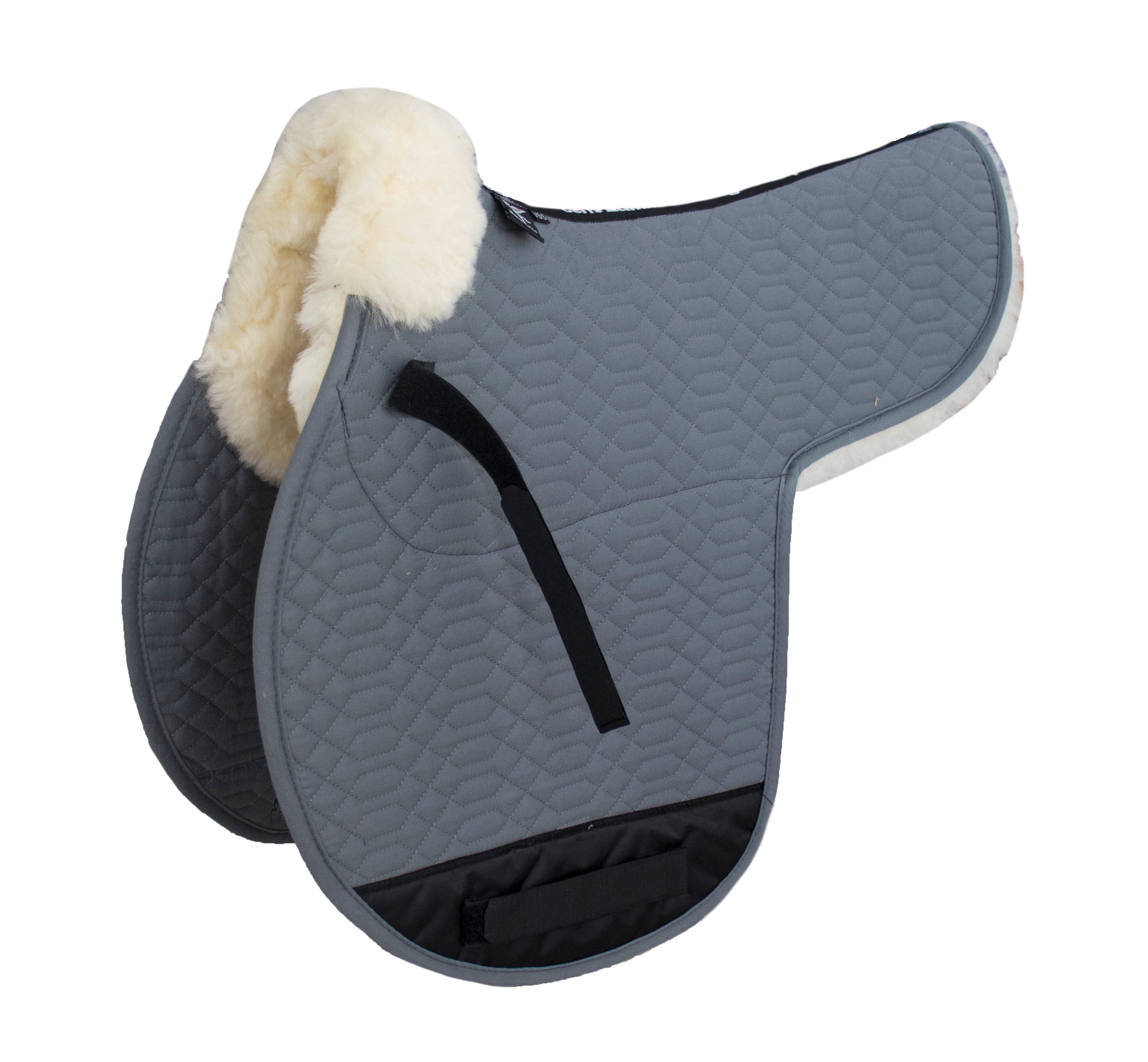 Engel Reitsport Sattelpad Satteldecke SADEK1 Lammfell & Baumwollsteppstoff Fell in Sattellage, (1-St)
