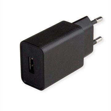 VALUE USB Charger mit Euro-Stecker, 1-Port (Typ-A), 12W Stromadapter