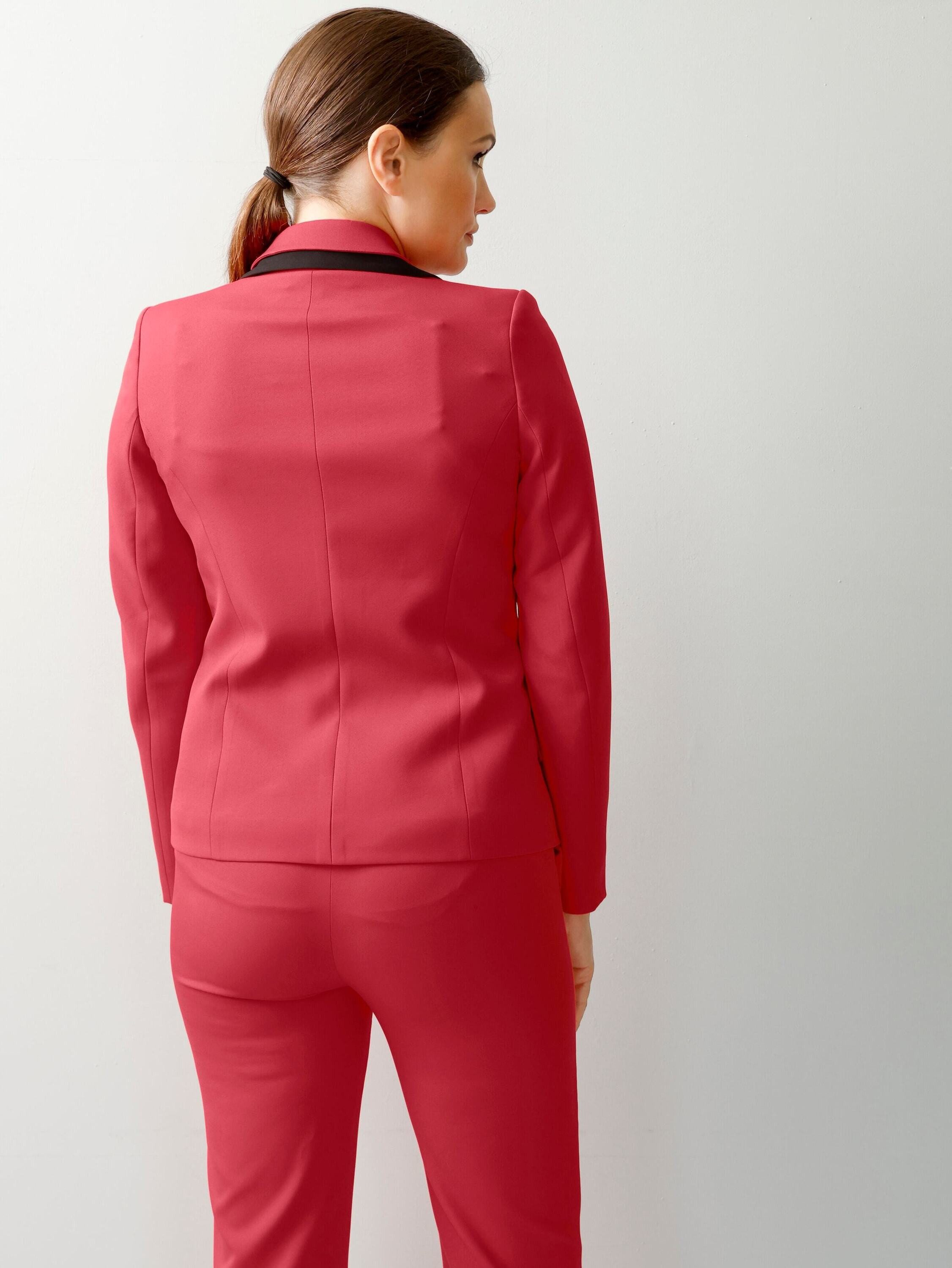 Alba Moda Kurzblazer Blazer mit detaillierten Doppelungen