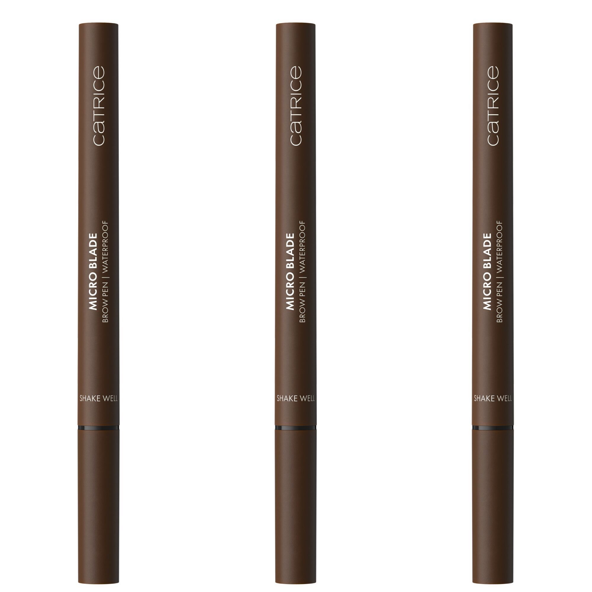 Catrice Augenbrauen-Stift MICRO BLADE BROW PEN WATERPROOF, 3-tlg., für ultra-präzise, natürlich definierte Augenbrauen