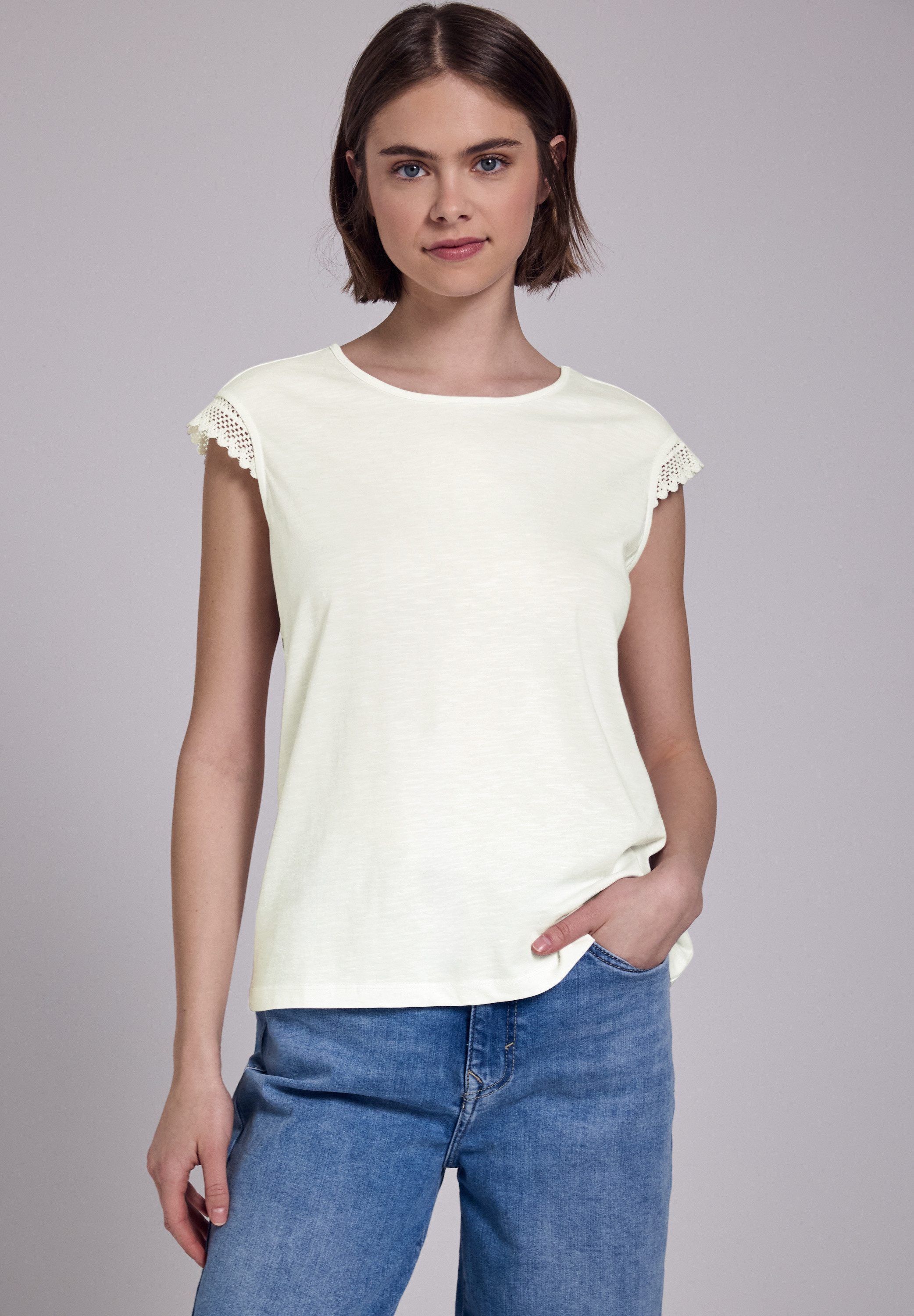 STREET ONE STUDIO T-Shirt, im soften Baumwoll-Mix günstig online kaufen